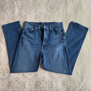 Mother High Waisted Rider Ankle Jeans 30 This Thing Between Us